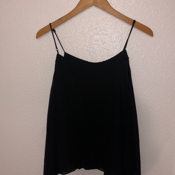 Express Black Flowy Top - Picture 5 of 9
